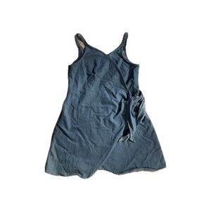 Denim Wrap Dress
